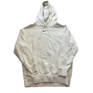 Nike Hoodie Women's Extra Small Green Oversized Fit Center Swoosh Xs